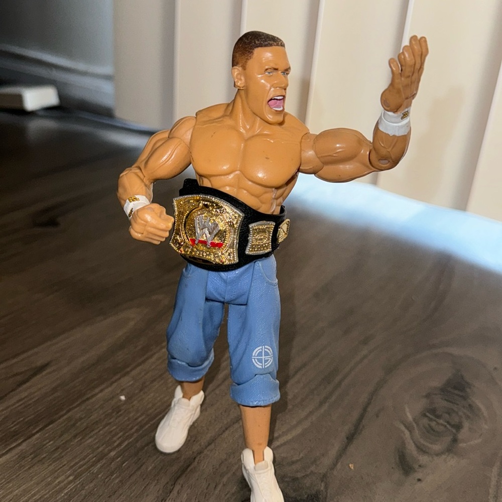 WWE John Cena Figure - Loose - (2003) With WWE Championship Belt